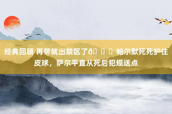 经典回顾 再带就出禁区了😂帕尔默死死护住皮球，萨尔平直从死后犯规送点